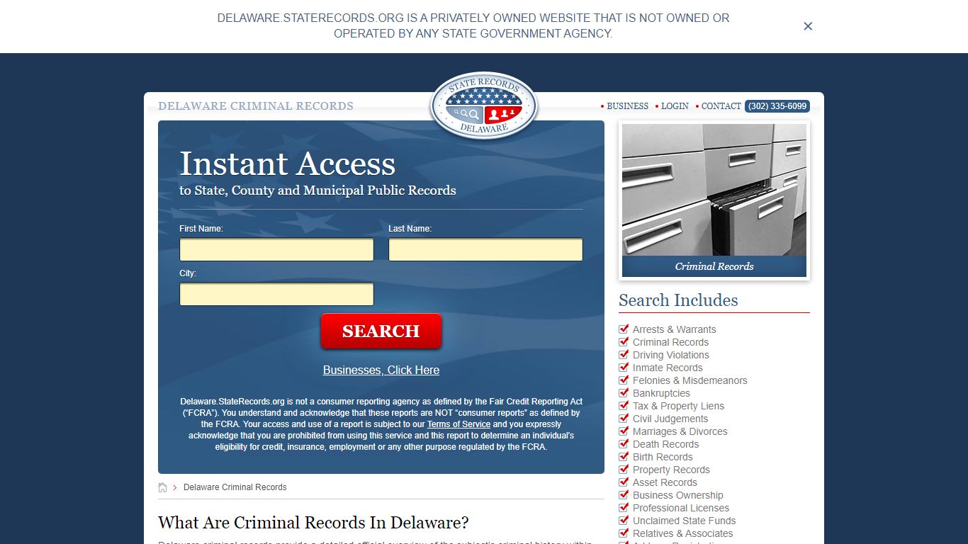 Delaware Criminal Records | StateRecords.org
